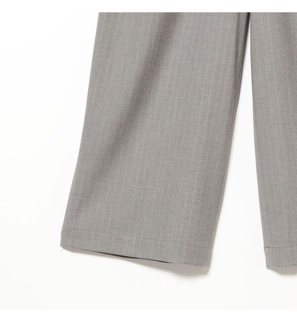 Ray BEAMS 「RBS / ヘリンボン ワイド パンツ」|チノ|