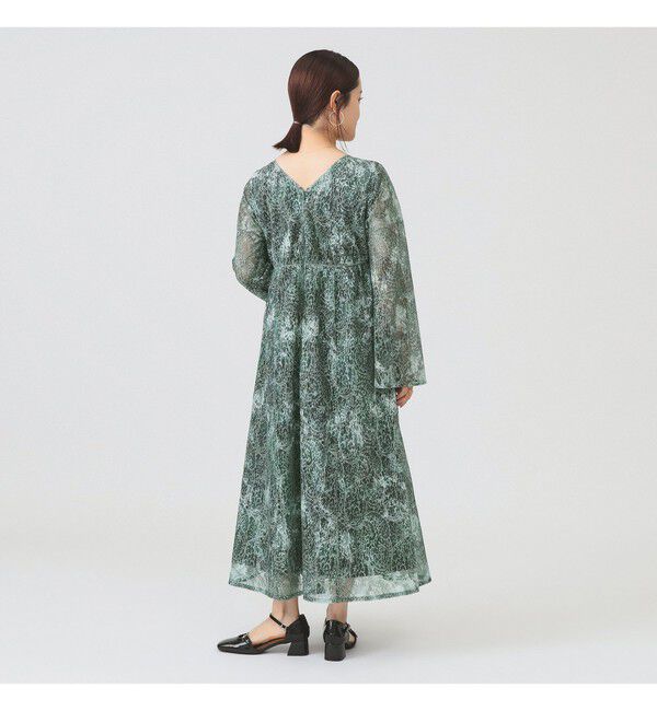 Ray BEAMS 「RBS / ペイズリー レース プリント ワンピース」|ワンピース|