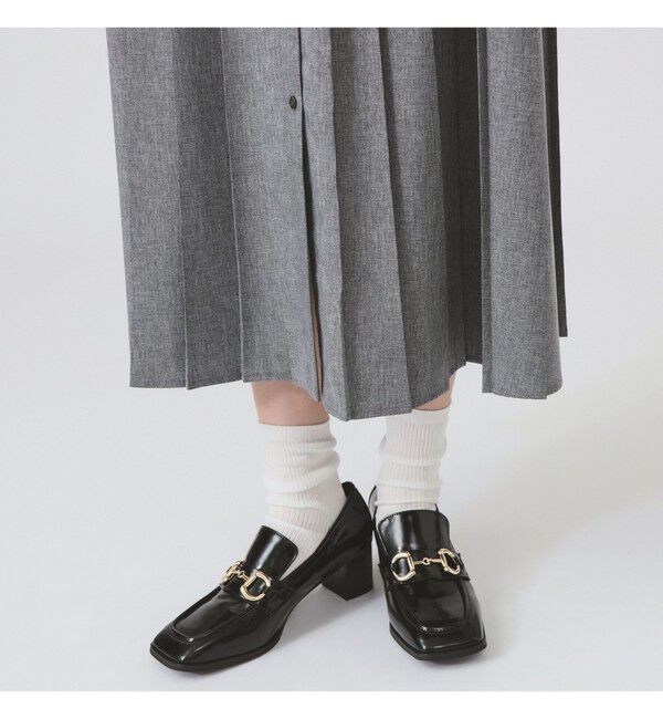 Ray BEAMS 「プリーツ キリカエ キーネック ワンピース」|ワンピース|