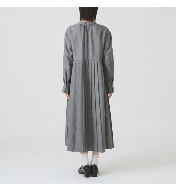 Ray BEAMS 「プリーツ キリカエ キーネック ワンピース」|ワンピース|