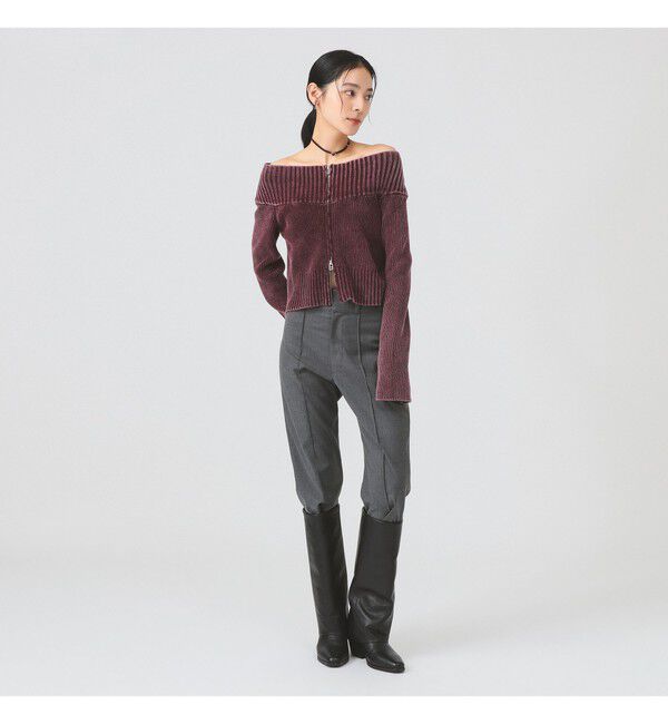 Ray BEAMS 「モールフェード ジップ カーディガン」|ニット・セーター|