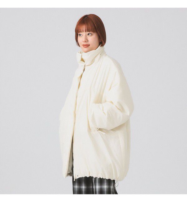 Ray BEAMS 「中綿 スタンドカラー ボリューム ブルゾン」|ブルゾン・スタジャン|