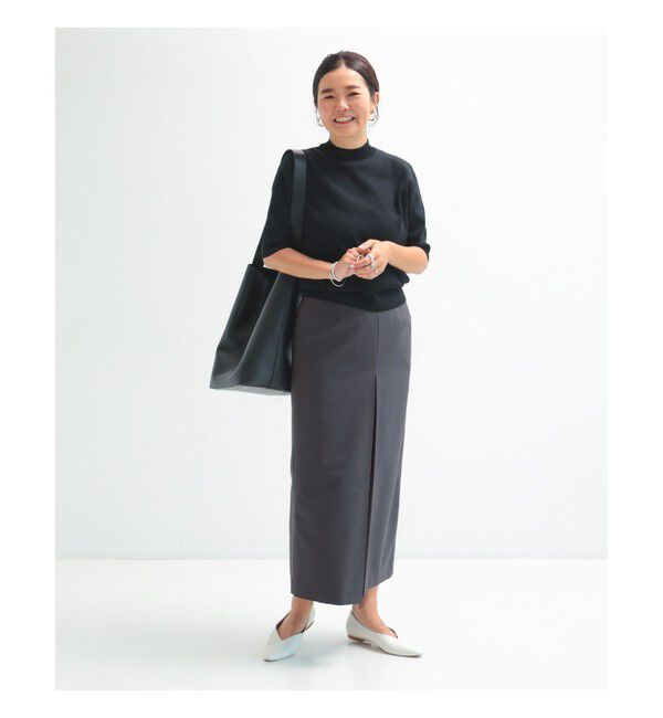 Demi-Luxe BEAMS 「シンプル モックネック ニット .M」|ニット・セーター|