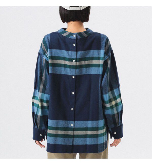 BEAMSBOY「ビッグ タータン バスク シャツ」|シャツ・ブラウス|