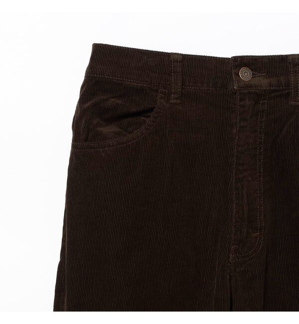 BEAMSBOY「コード フレア パンツ」|チノ|