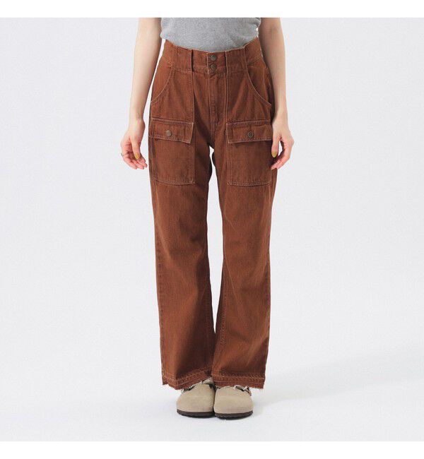 BEAMSBOY「デニム ブッシュ パンツ」|チノ|