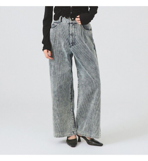 Ray BEAMS 「コーデュロイ 5ポケット ワイド パンツ」|チノ|