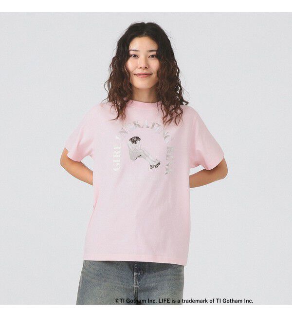 Ray BEAMS 「【別注】GOOD ROCK SPEED / LIFE PC 箔プリント Tシャツ」|Tシャツ・カットソー|