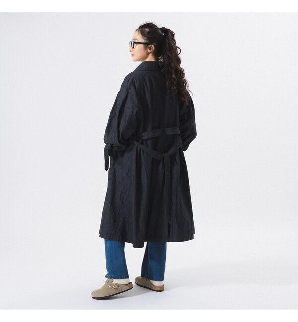 BEAMSBOY「コットン ナイロン ミリタリー ステンカラー コート」|ダッフルコート|