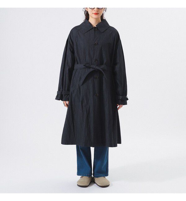 BEAMSBOY「コットン ナイロン ミリタリー ステンカラー コート」|ダッフルコート|