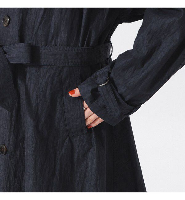BEAMSBOY「コットン ナイロン ミリタリー ステンカラー コート」|ダッフルコート|