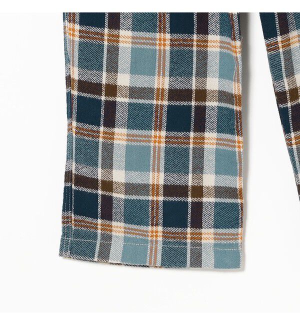 BEAMSBOY「ワーク チェック イージーパンツ」|チノ|