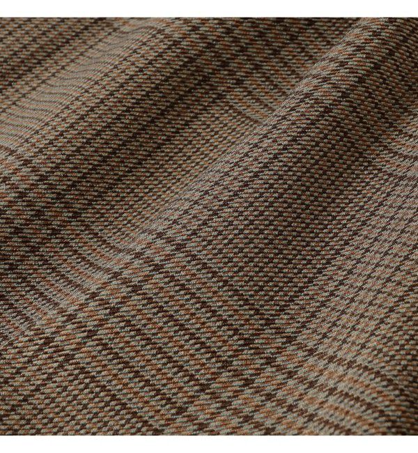 BEAMSBOY「チェック ロング ダブルヘム スラックス」|スラックス|