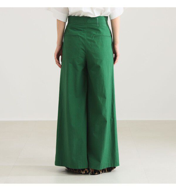 Demi-Luxe BEAMS 「AK+1 / コットン ワイドパンツ」|チノ|