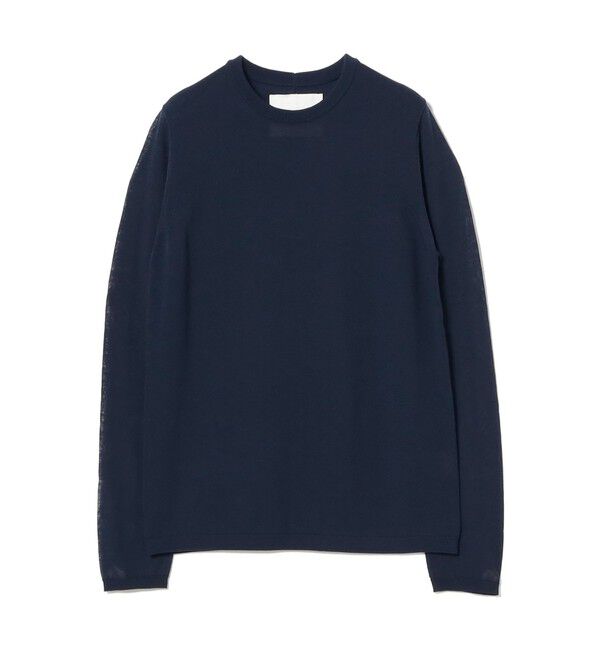 Demi-Luxe BEAMS 「AK+1 / シアースリーブ クルーネックニット」|ニット・セーター|