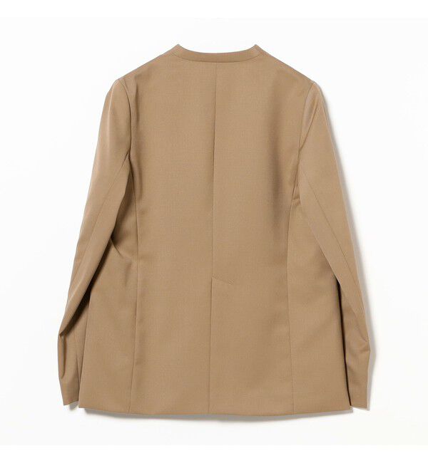Demi-Luxe BEAMS 「ポリエステル ウール ラペルレス ジャケット」|ダッフルコート|