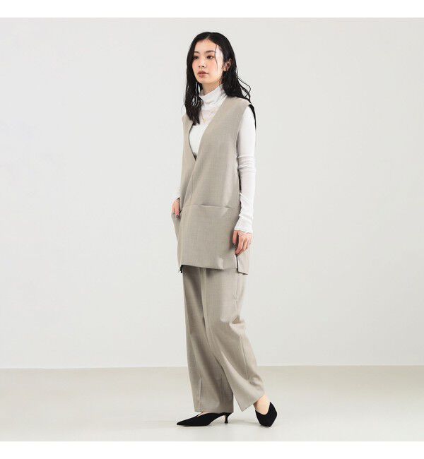 Demi-Luxe BEAMS 「ツイル テーパード パンツ」|チノ|