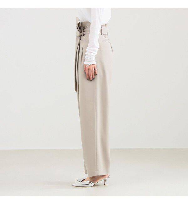 Demi-Luxe BEAMS 「ベルテッド カルゼ パンツ」|チノ|