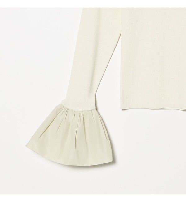 Demi-Luxe BEAMS 「ベルスリーブ クルーネック ニット」|ニット・セーター|