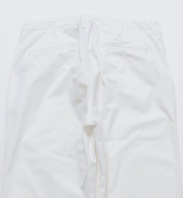 SHIPS「SHIPS STANDARD: GIZAコットン ツイル M-41 チノパンツ」|チノ|