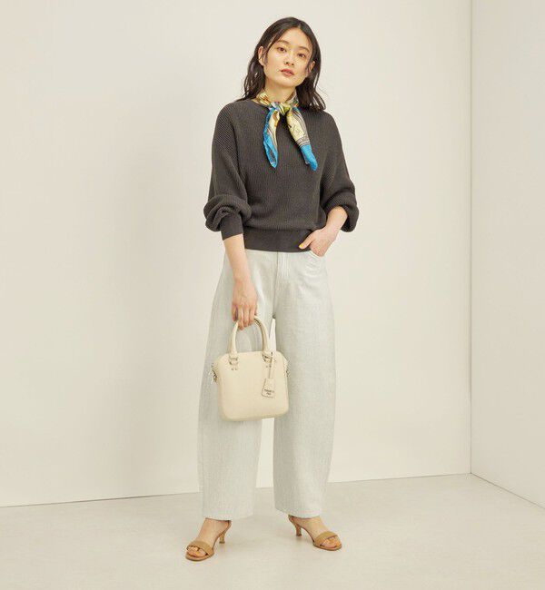 SHIPS for women「〈手洗い可能〉ペーパー コットン ワイド プルオーバー」|ニット・セーター|