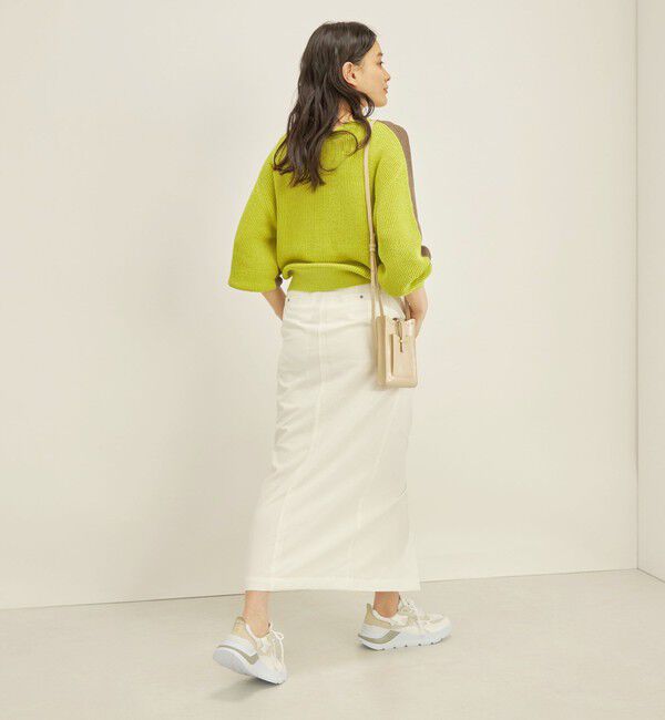 SHIPS for women「〈手洗い可能〉ペーパー コットン ワイド プルオーバー」|ニット・セーター|