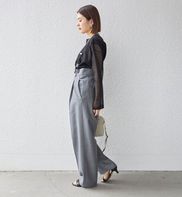 SHIPS for women「TW ギャバ サスペンダー パンツ◇」|その他|