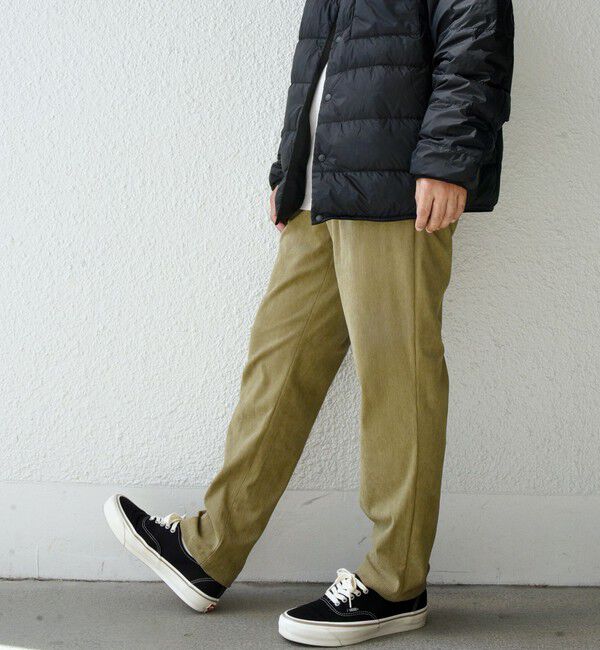 SHIPS any「SHIPS any: ストレッチ コーデュロイ テーパード イージー パンツ 24FW◇」|チノ|