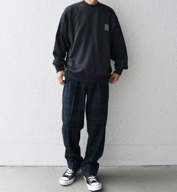 SHIPS any「【WEB限定】SHIPS any: アイビーライク ワンポイント 刺繍 ロゴ スウェット 24FW◇」|スウェット・ジャージ|