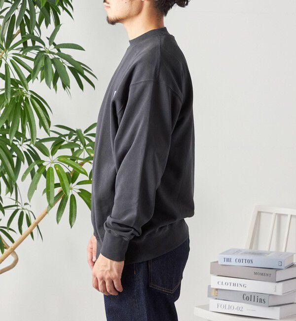 SHIPS any「【WEB限定】SHIPS any: アイビーライク ワンポイント 刺繍 ロゴ スウェット 24FW◇」|スウェット・ジャージ|