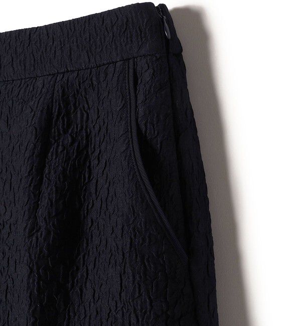 SHIPS for women「〈手洗い可能〉フクレ ジャカード テーパード パンツ」|その他|