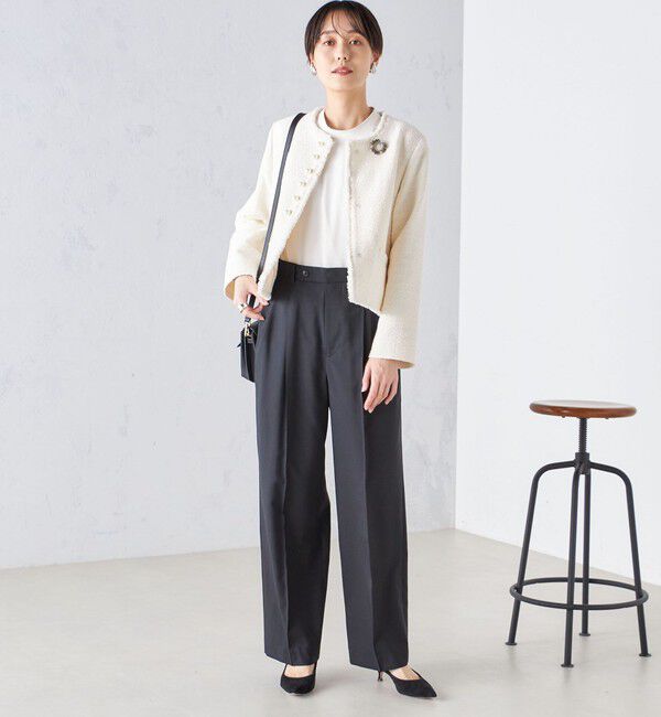 SHIPS for women「サークル デザイン アンティーク パール モチーフ ブローチ」|ブローチ・コサージュ|