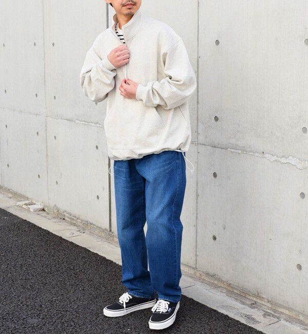 SHIPS any「SHIPS any: COTTON USA ハーフジップ ドロスト プルオーバー スウェット◇」|スウェット・ジャージ|