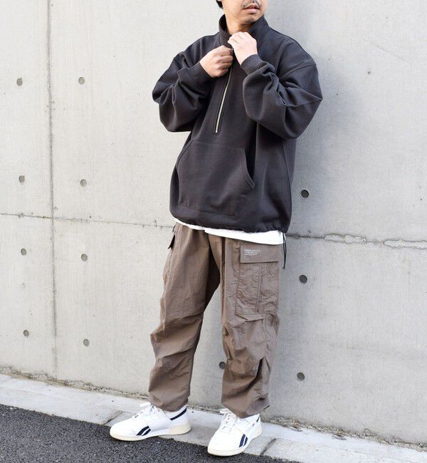 SHIPS any「SHIPS any: COTTON USA ハーフジップ ドロスト プルオーバー スウェット◇」|スウェット・ジャージ|