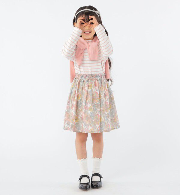 SHIPS KIDS「SHIPS KIDS:100～130cm / リバティ スカート」|フレア|