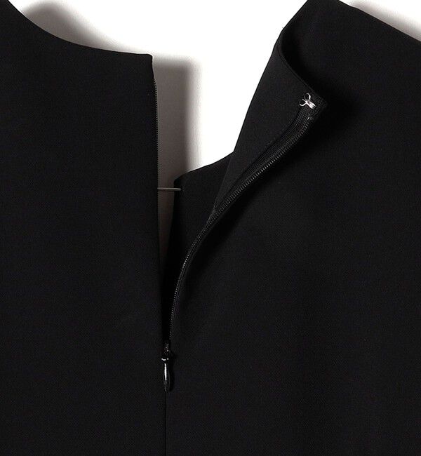 SHIPS for women「〈手洗い可能〉ブラック フォーマル フレア ワンピース（セレモニー対応可）」|ワンピース|