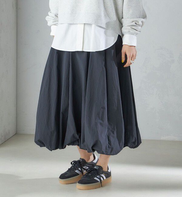 SHIPS for women「〈手洗い可能〉タック バルーン スカート 24SS ◇」|スカート|