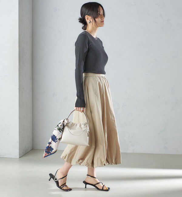 SHIPS for women「〈手洗い可能〉タック バルーン スカート 24SS ◇」|スカート|