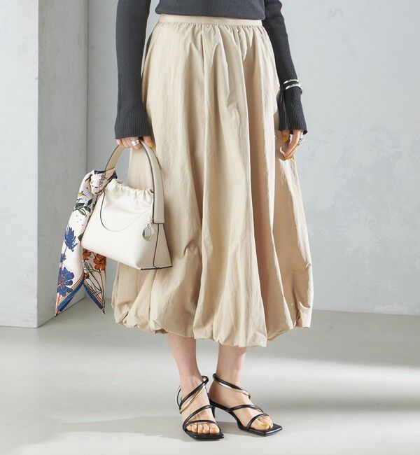 SHIPS for women「〈手洗い可能〉タック バルーン スカート 24SS ◇」|スカート|