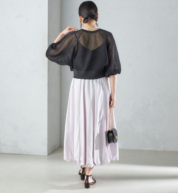 SHIPS for women「〈手洗い可能〉タック バルーン スカート 24SS ◇」|スカート|