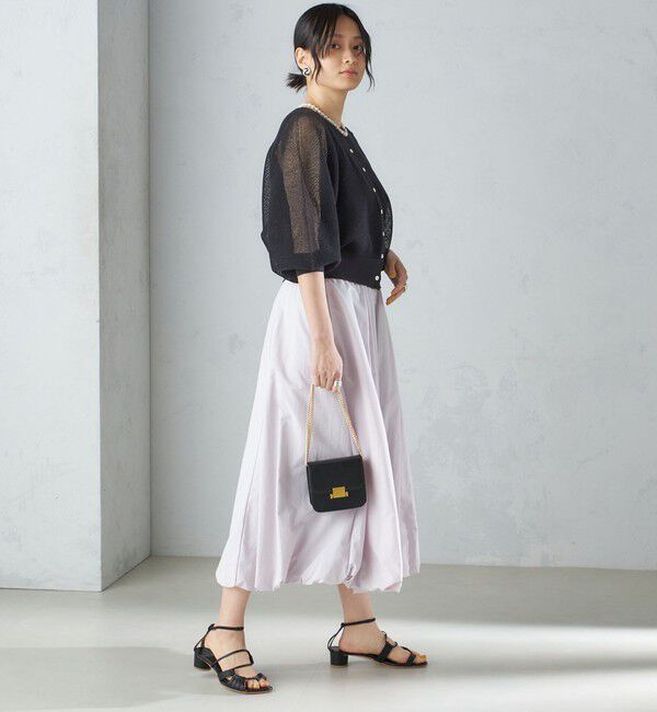 SHIPS for women「〈手洗い可能〉タック バルーン スカート 24SS ◇」|スカート|