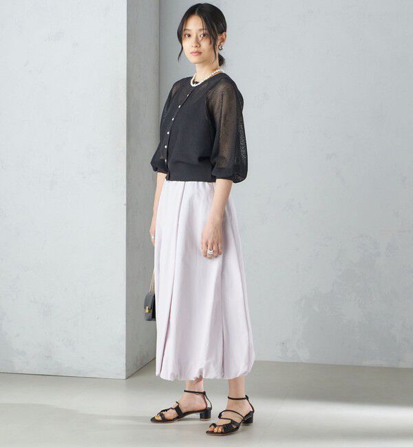 SHIPS for women「〈手洗い可能〉タック バルーン スカート 24SS ◇」|スカート|