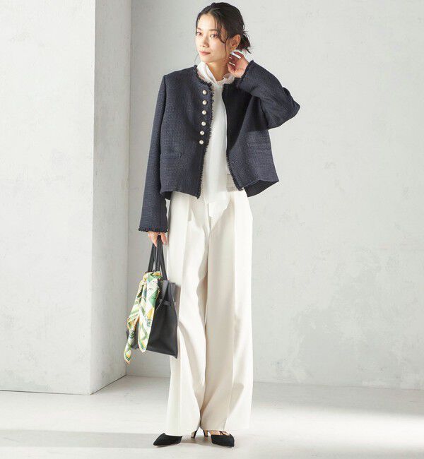 SHIPS for women「〈手洗い可能〉オーガンジー リボン ブラウス」|シャツ・ブラウス|