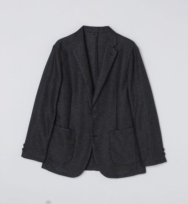 SHIPS「SHIPS:〈手洗い可能〉ウール ブレンド カラミ ジャケット」|テーラードジャケット|ダークグレー