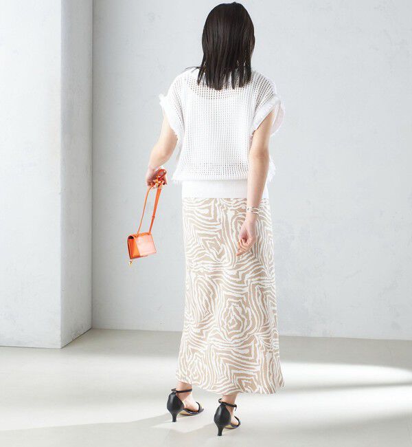 SHIPS for women「〈手洗い可能〉メッシュ 編み 前後 ２WAY ニット ベスト ◇」|ベスト・ジレ|