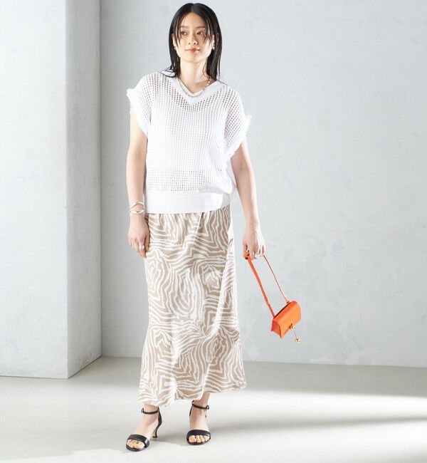 SHIPS for women「〈手洗い可能〉メッシュ 編み 前後 ２WAY ニット ベスト ◇」|ベスト・ジレ|