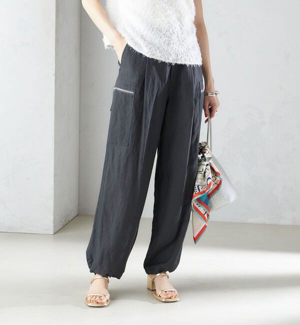 SHIPS for women「〈手洗い可能〉裾 ドロスト カーゴ パンツ ◇」|その他|