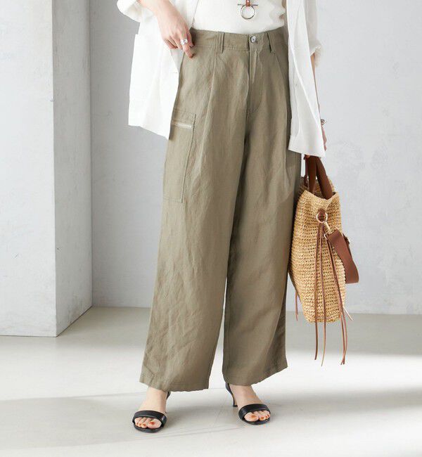 SHIPS for women「〈手洗い可能〉裾 ドロスト カーゴ パンツ ◇」|その他|