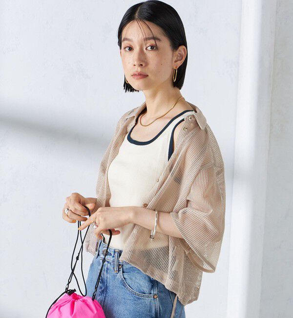 SHIPS for women「【SHIPS別注】miller:スクエアネック タンクトップ」|タンクトップ|