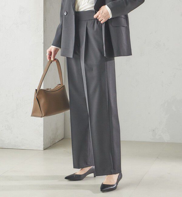 SHIPS for women「〈手洗い可能〉ツイル ストレート パンツ（セットアップ対応）」|その他|